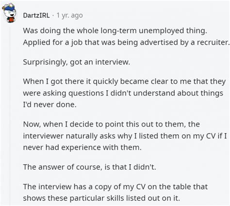 Interview experience stories .